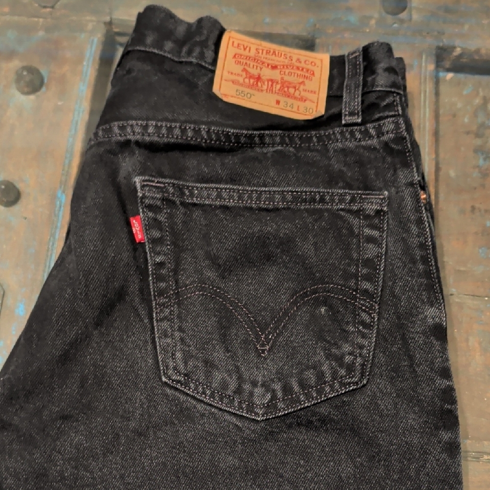 Levi's Dark Gray Men's Relaxed Jeans